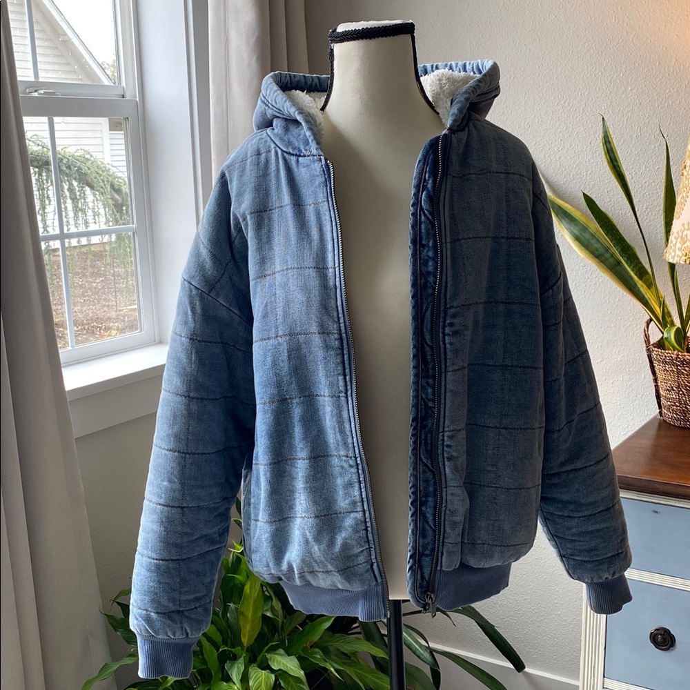 Sherpa Lined Jean Jacket